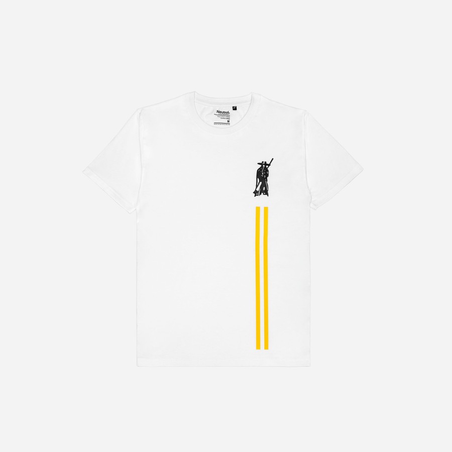 Accessoires Horizn Studios | Eyo T-Shirt White / Lagos Yellow