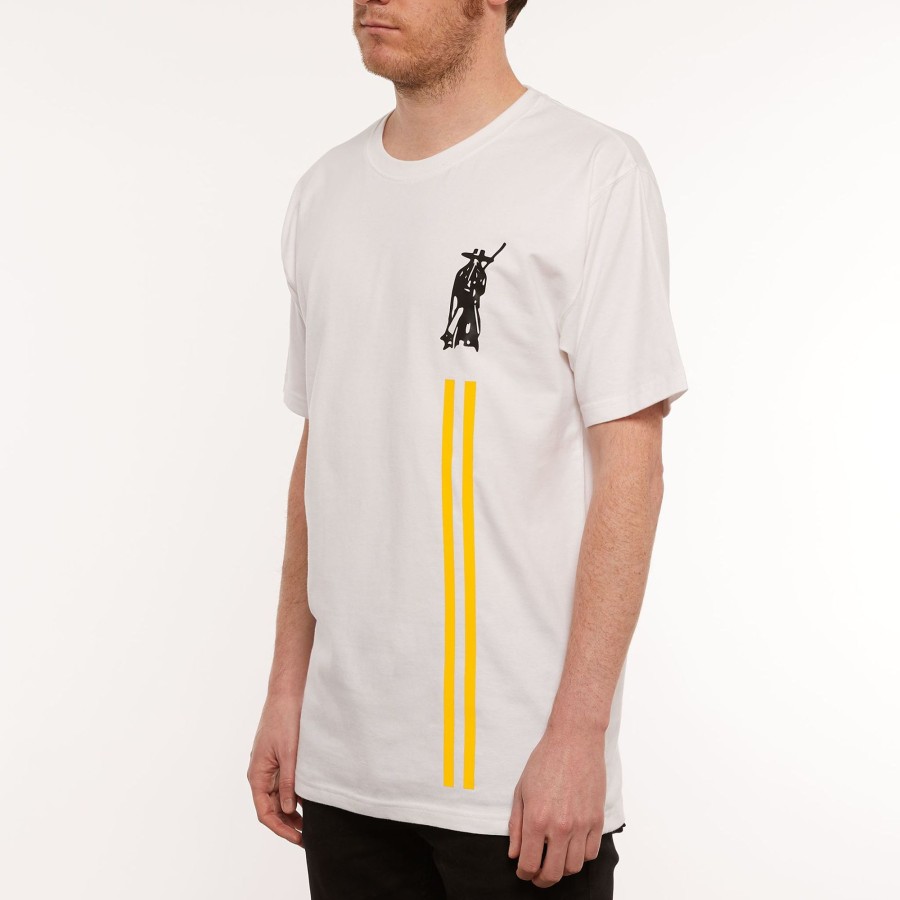 Accessoires Horizn Studios | Eyo T-Shirt White / Lagos Yellow