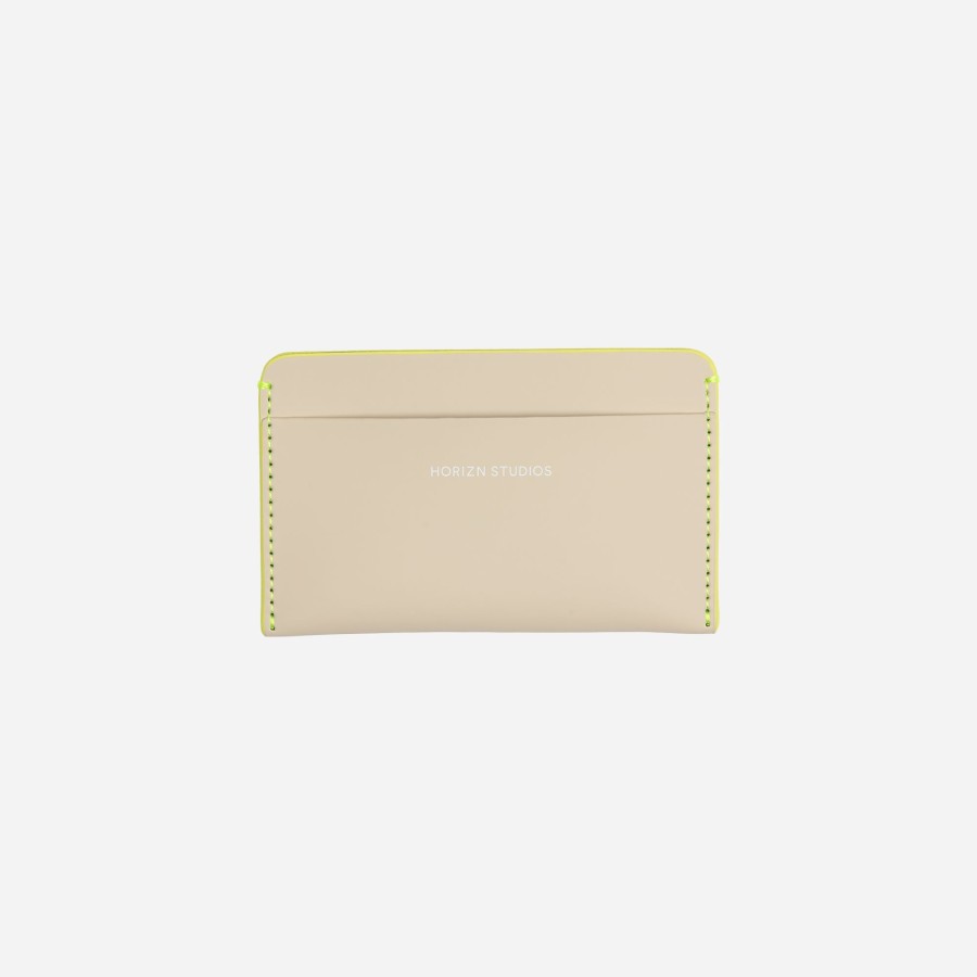 Accessoires Horizn Studios | Card Holder Sand / Neon Yellow