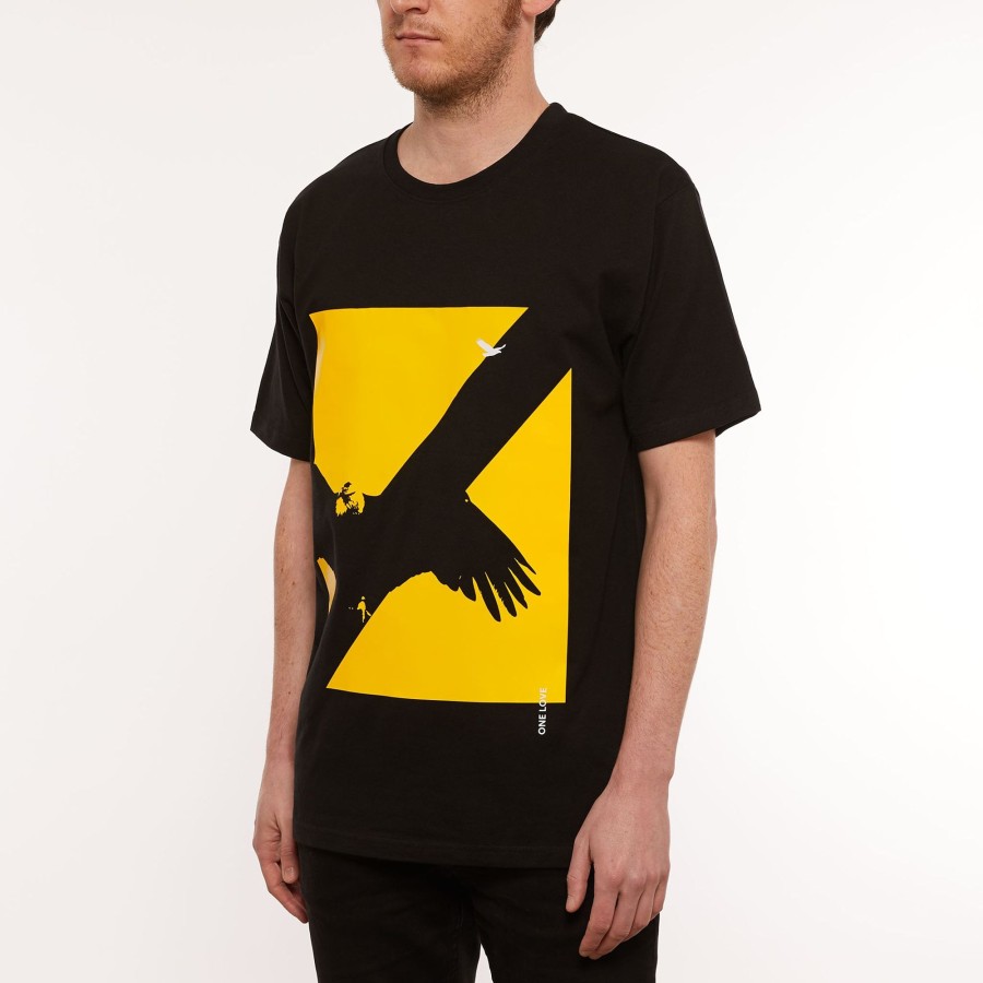 Accessoires Horizn Studios | One Love T-Shirt Black / Lagos Yellow