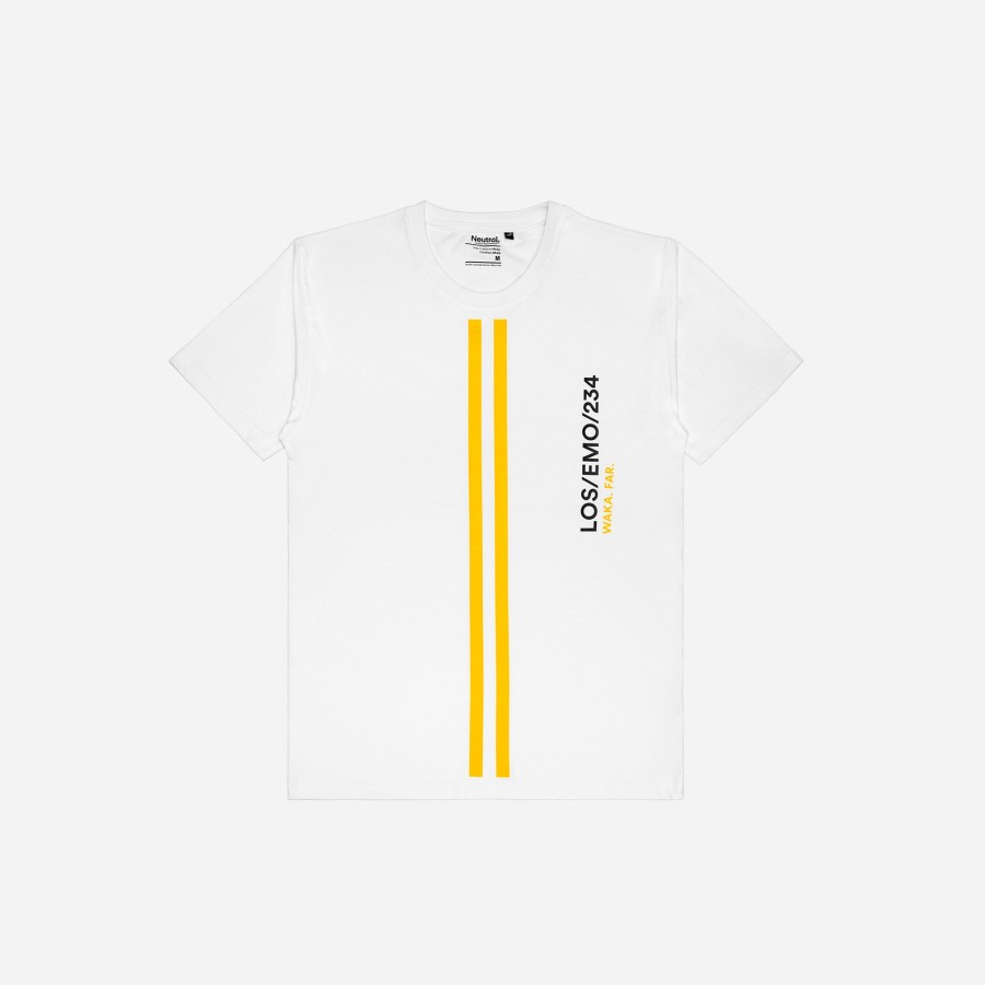 Accessoires Horizn Studios | Danfo T-Shirt White / Lagos Yellow