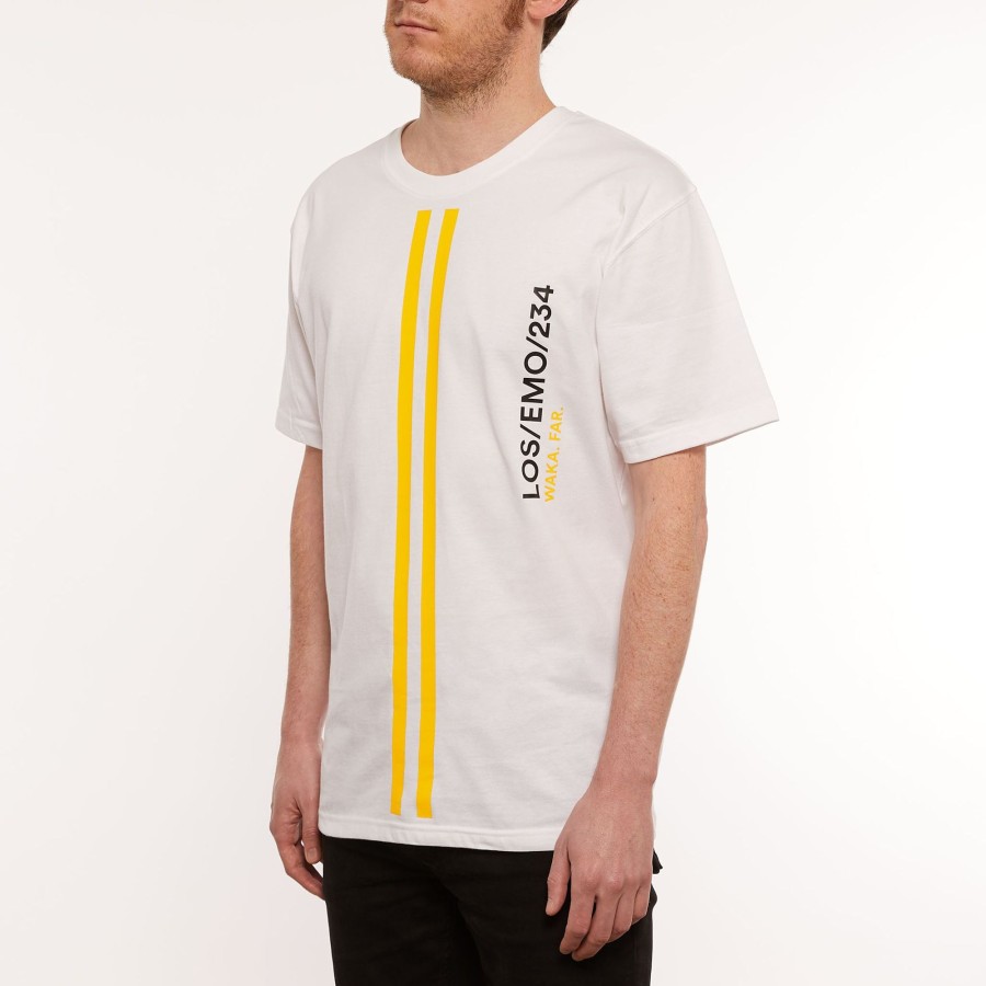 Accessoires Horizn Studios | Danfo T-Shirt White / Lagos Yellow